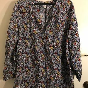 Old navy 3x flowered top